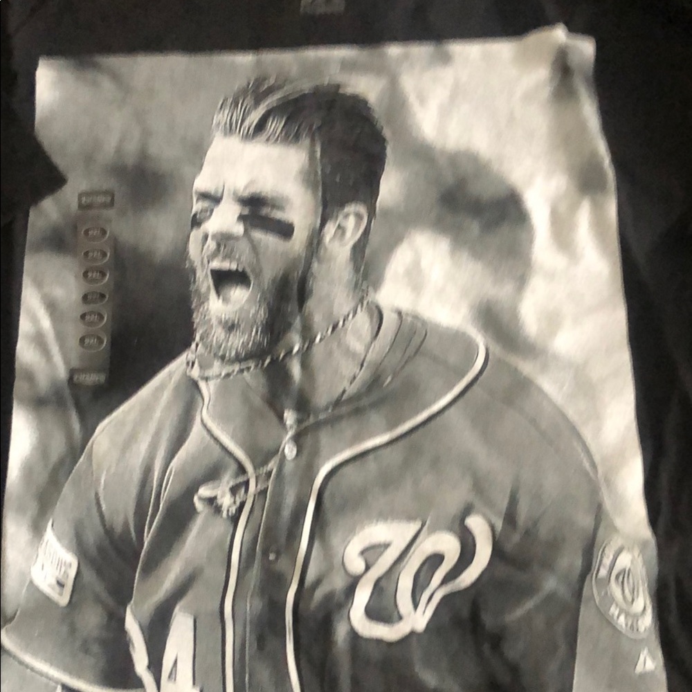 Majestic Black and Gray Men's Jersey Shirt